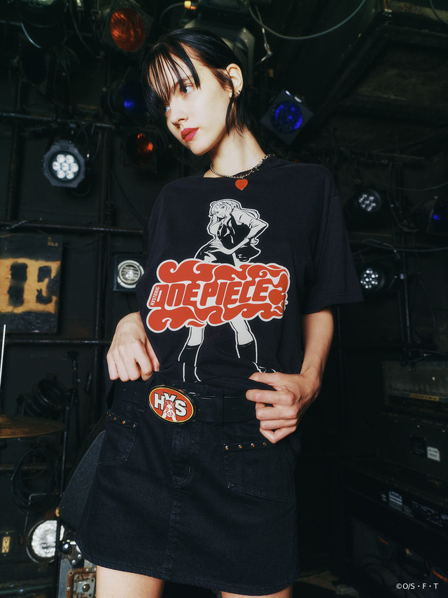 ONE PIECE×HYSTERIC GLAMOUR「NAMI Tシャツ」着用イメージ（C）O/S・F・T