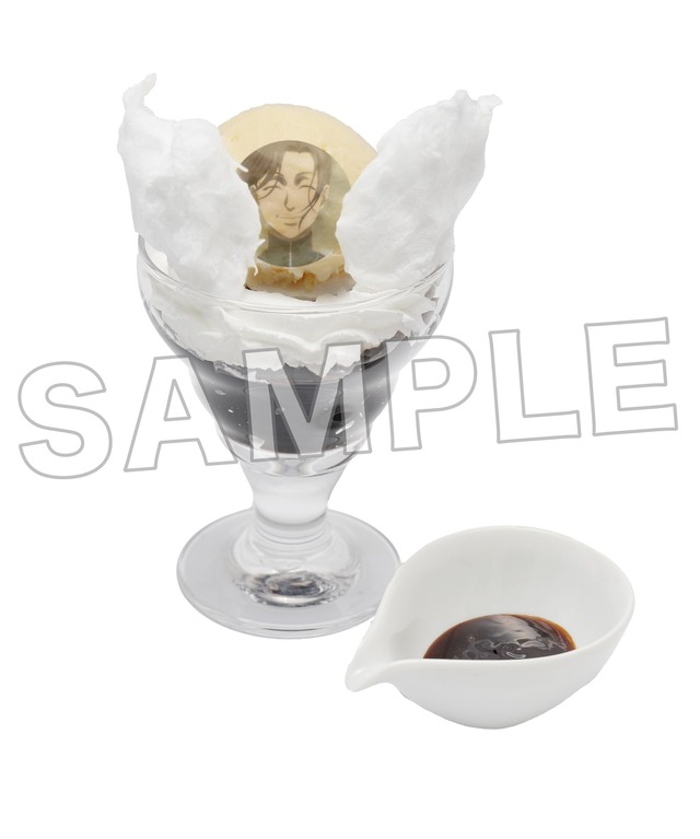 「進撃の巨人 Attack on Memory ～記憶への進撃～」東京会場限定 別れのコーヒーゼリーパフェ（C）Bandai Namco Experience Inc.（C）諫山創・講談社／「進撃の巨人」The Final Season製作委員会