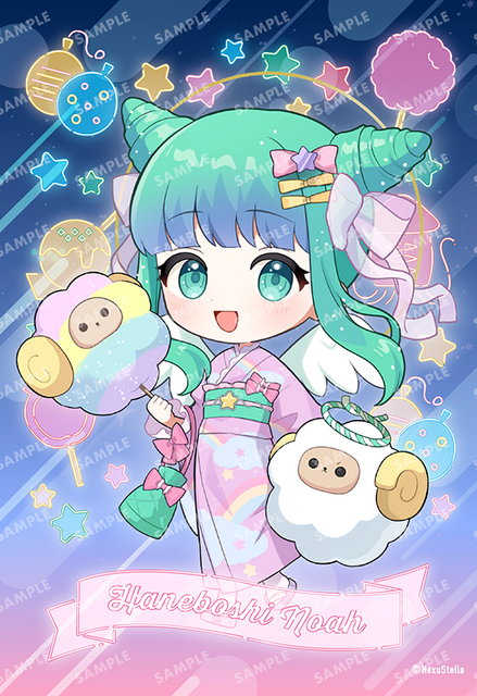 「NexuStella（ネクサステラ）」所属Vライバーがブロマイドに！武士来舞、ネクカラメンバーのお祭り衣装が「エンタメプリント」で発売