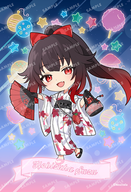 「NexuStella（ネクサステラ）」所属Vライバーがブロマイドに！武士来舞、ネクカラメンバーのお祭り衣装が「エンタメプリント」で発売