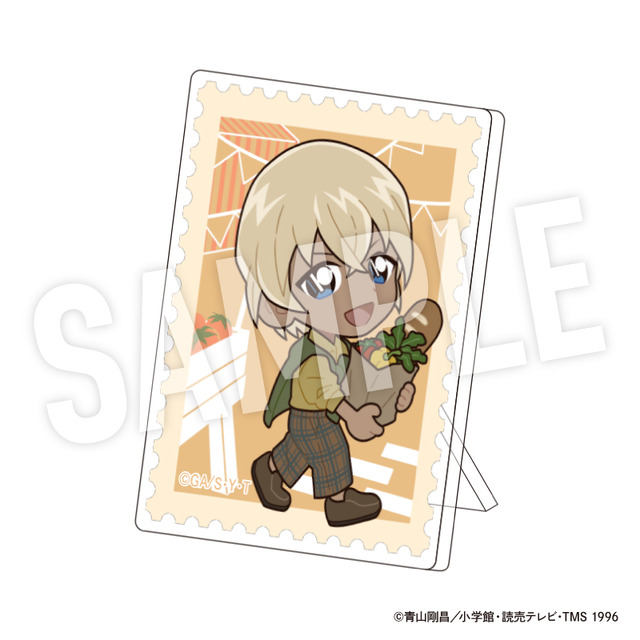 TVアニメ『名探偵コナン』weekend holidayデフォルメシリーズ「トレーディングアクリルバッジスタンド　安室透」（C）青山剛昌／小学館・読売テレビ・TMS 1996