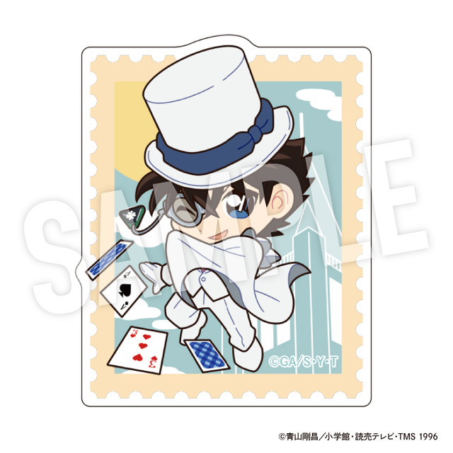 TVアニメ『名探偵コナン』weekend holidayデフォルメシリーズ「フレークシール　怪盗キッド」（C）青山剛昌／小学館・読売テレビ・TMS 1996