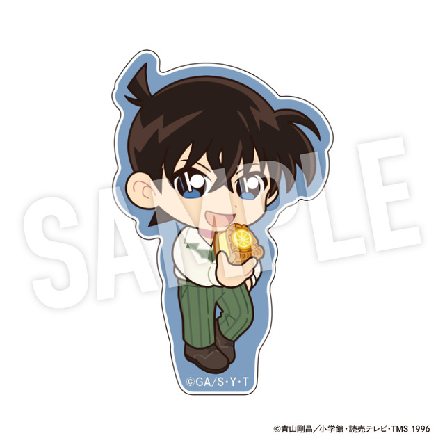 TVアニメ『名探偵コナン』weekend holidayデフォルメシリーズ「アクリルステッカー　工藤新一」（C）青山剛昌／小学館・読売テレビ・TMS 1996