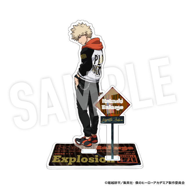TVアニメ『僕のヒーローアカデミア』着こなせ！“SUKAJAN”シリーズ「アクリルスタンド　爆豪勝己」（C）堀越耕平／集英社・僕のヒーローアカデミア製作委員会