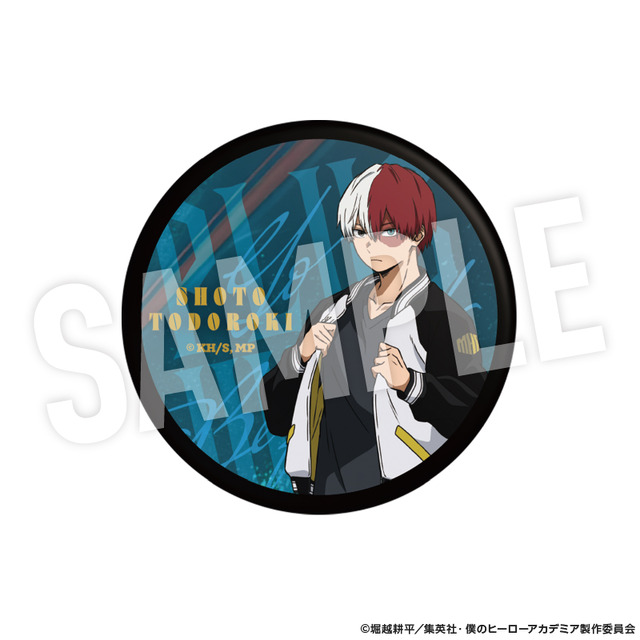 TVアニメ『僕のヒーローアカデミア』着こなせ！“SUKAJAN”シリーズ「トレーディング缶バッジ　轟焦凍」（C）堀越耕平／集英社・僕のヒーローアカデミア製作委員会