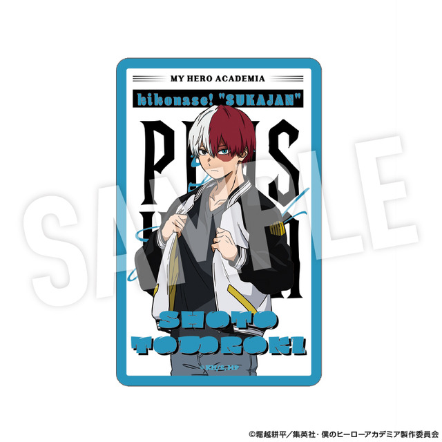 TVアニメ『僕のヒーローアカデミア』着こなせ！“SUKAJAN”シリーズ「カードセット　轟焦凍」（C）堀越耕平／集英社・僕のヒーローアカデミア製作委員会