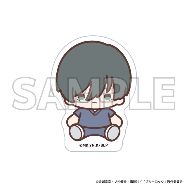 TVアニメ『ブルーロック』ブルーロック診療所シリーズ「第カットステッカーデフォルメ　糸師 凛」（C）金城宗幸・ノ村優介・講談社／「ブルーロック」製作委員会