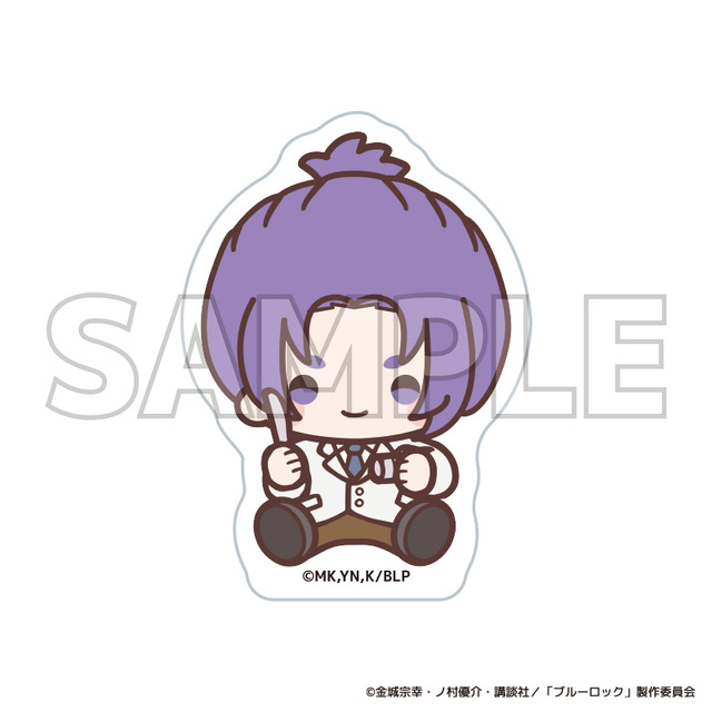 TVアニメ『ブルーロック』ブルーロック診療所シリーズ「第カットステッカーデフォルメ　御影 玲王」（C）金城宗幸・ノ村優介・講談社／「ブルーロック」製作委員会