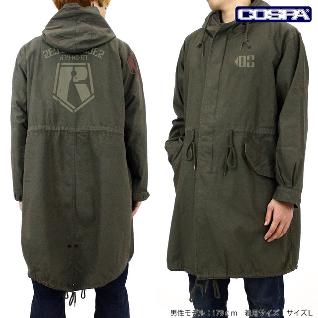 COSPA『装甲騎兵ボトムズ』レッドショルダーエンブレム M-51ジャケット　着用イメージ（C）サンライズ