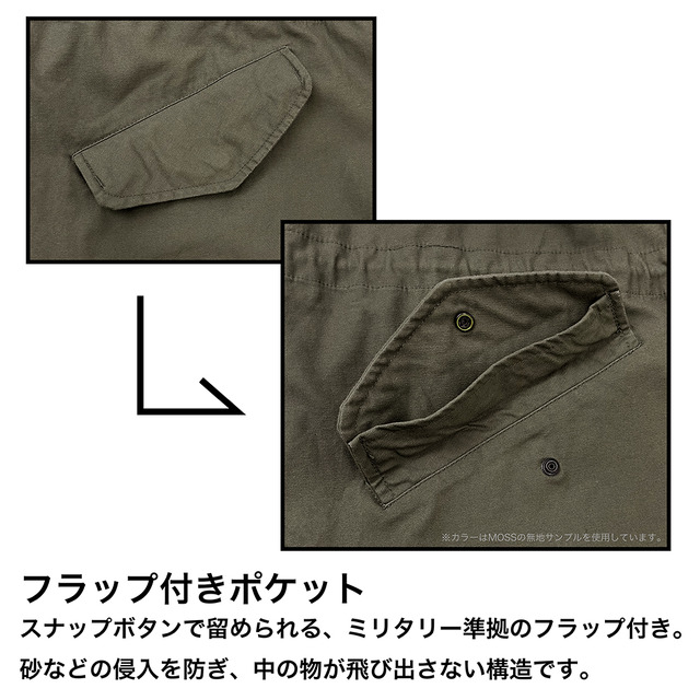 COSPA『装甲騎兵ボトムズ』レッドショルダーエンブレム M-51ジャケットのフラップ付きポケット（C）サンライズ