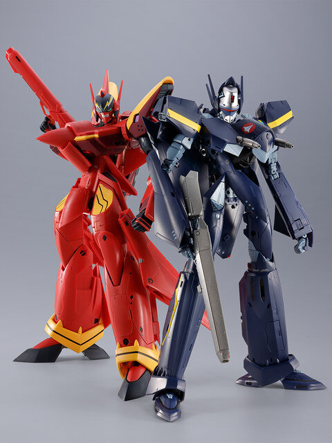 「マクロス7」ガムリン木崎が駆る「ステルスバルキリー」をDX超合金で立体化！ステルス性重視の機体形状、ファイター形態での薄さを再現