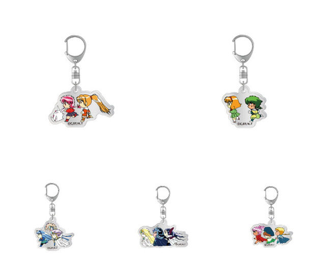 TVアニメ『魔法騎士レイアース』ヴィレヴァン限定アイテム「EDミニキャラアクリルキーホルダー」（C）CLAMP・ST/講談社・TMS