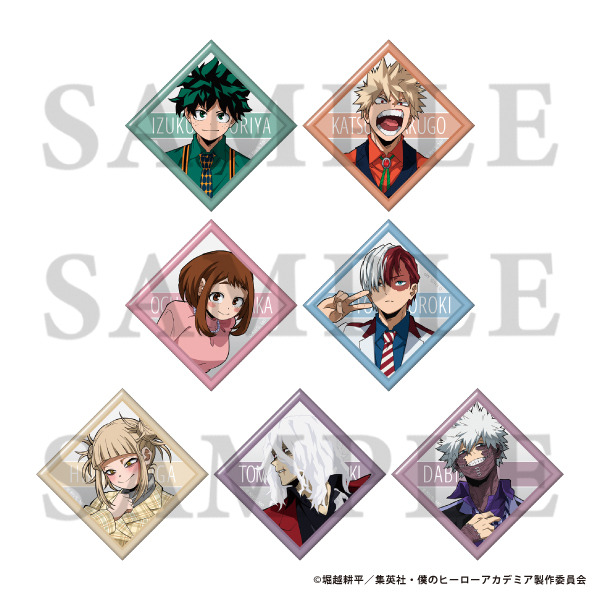 TVアニメ『僕のヒーローアカデミア』トレーディングひし形缶バッジ　CAMERA!!（C）堀越耕平／集英社・僕のヒーローアカデミア製作委員会