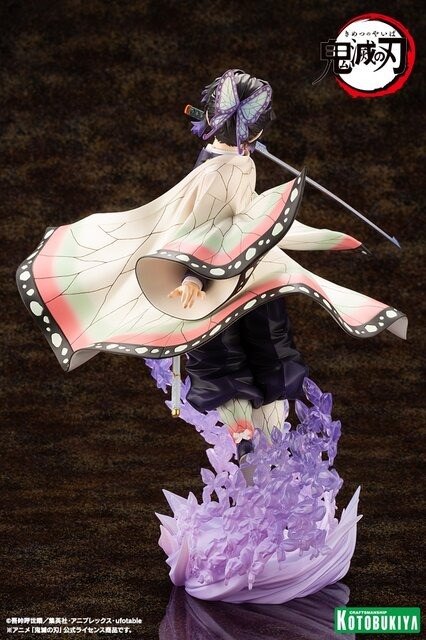 「鬼滅の刃」より胡蝶しのぶ、冨岡義勇フィギュアが再登場！それぞれ日輪刀を構える姿がエフェクトと共に立体化