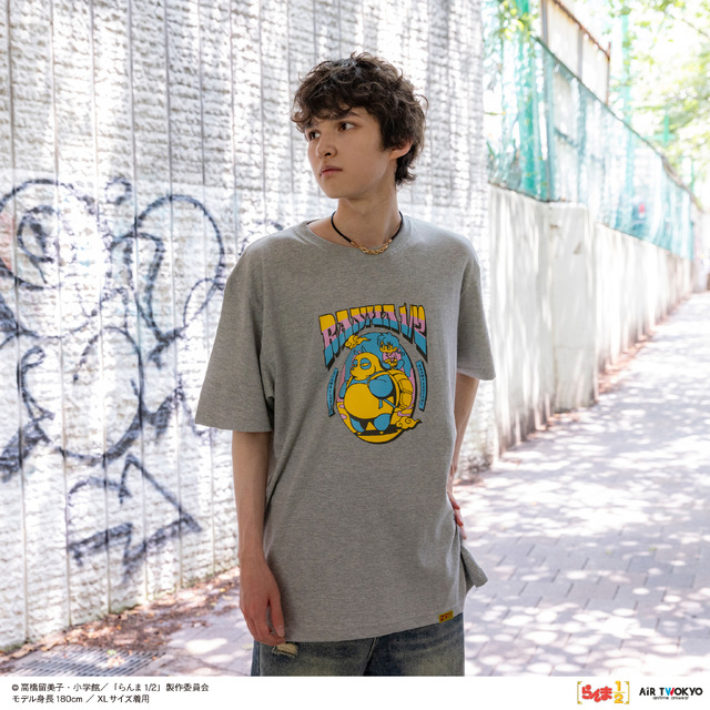 AIR TWOKYO『らんま1/2』第2弾「ポップイラストTシャツ5（早乙女乱馬＆玄馬［パンダ］）」着用イメージ（C）高橋留美子・小学館／「らんま1/2」製作委員会