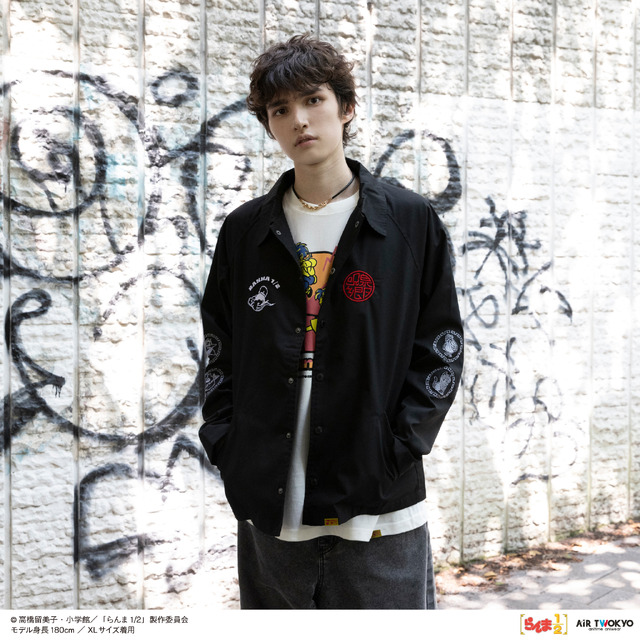 AIR TWOKYO『らんま1/2』第2弾「スーベニアジャケット」着用イメージ（C）高橋留美子・小学館／「らんま1/2」製作委員会