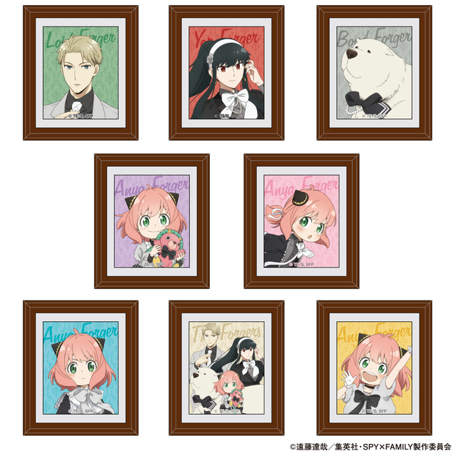 TVアニメ『SPY×FAMILY』トレーディングミニフレームマグネット（C）遠藤達哉／集英社・SPY×FAMILY製作委員会