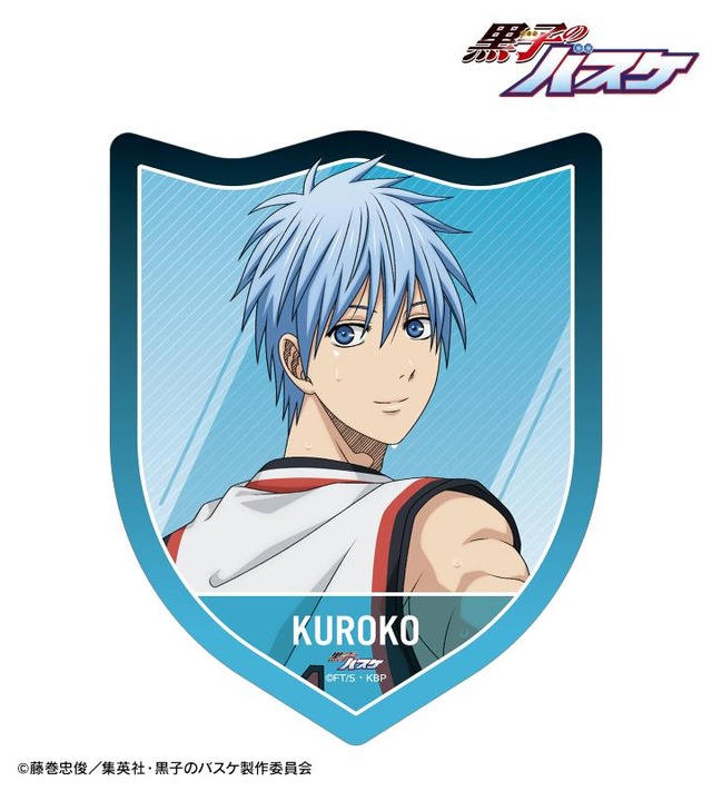 TVアニメ『黒子のバスケ』描き下ろし 黒子テツヤ 戦う背中ver. ダイカットステッカー（C）藤巻忠俊／集英社・黒子のバスケ製作委員会