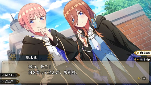 『五等分のプリンセス ～幻想と深淵と魔法学院～』体験版SS