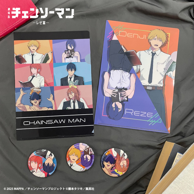 T*1様 ✨チェンソーマン クリアポスター レゼ デンジ2枚セット✨ 一番くじ チェンソーマン クリアポスター レゼ＆デンジ 2種類