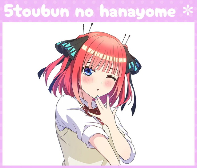 TVスペシャルアニメ『五等分の花嫁＊』～Trick or Heart～　描き下ろしイラスト「中野二乃」（C）春場ねぎ・講談社／「五等分の花嫁＊」製作委員会（C）2025 アニメユニバーシティコープ