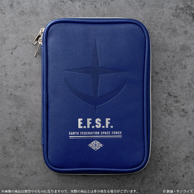 「機動戦士ガンダム　お薬手帳ケース」地球連邦宇宙軍仕様