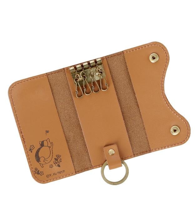 TVアニメ『夏目友人帳』ニャンコ先生 レザーキーケース（C）緑川ゆき・白泉社／「夏目友人帳」製作委員会