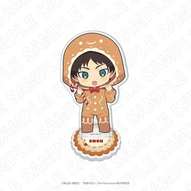 TVアニメ『進撃の巨人』3 o’clock「ミニキャラBIGアクリルスタンド（エレン）」（C）諫山創・講談社／「進撃の巨人」The Final