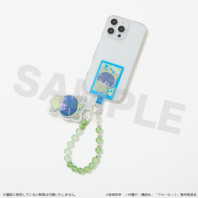 TVアニメ『ブルーロック』SuperGroupiesコラボ「潔 世一 モデル スマホストラップ＆フォンタブ」使用イメージ（C）金城宗幸・ノ村優介・講談社／「ブルーロック」製作委員会