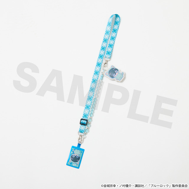 TVアニメ『ブルーロック』SuperGroupiesコラボ「糸師 凛 モデル スマホストラップ＆フォンタブ」（C）金城宗幸・ノ村優介・講談社／「ブルーロック」製作委員会