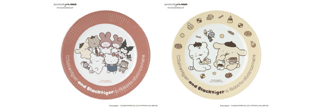 紙皿みたいなメラミンプレート　2種　各1,320円