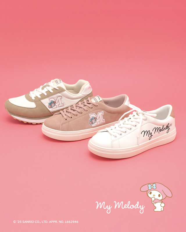 「サンリオキャラクターズ シューズ」マイメロディ