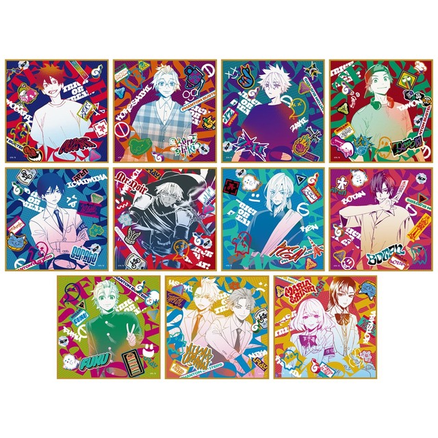 『ファントムバスターズ』トレーディングミニ色紙【GHOST & FRIENDS POPUP ver】