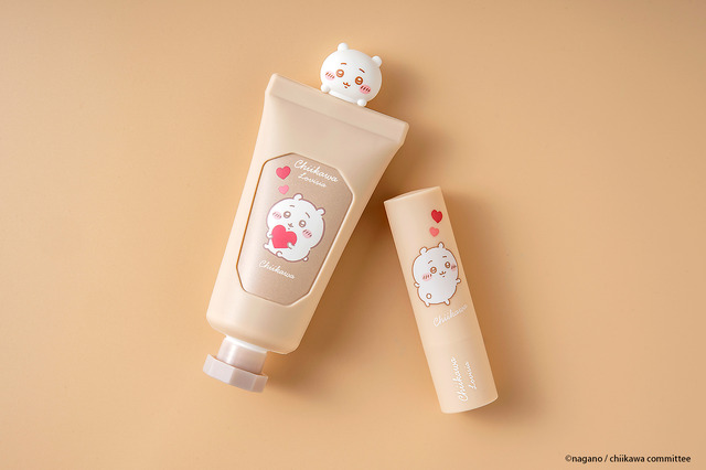 「Lovisia ちいかわマスコットハンドクリーム」「Lovisia ちいかわリップクリーム ハートシリーズ」