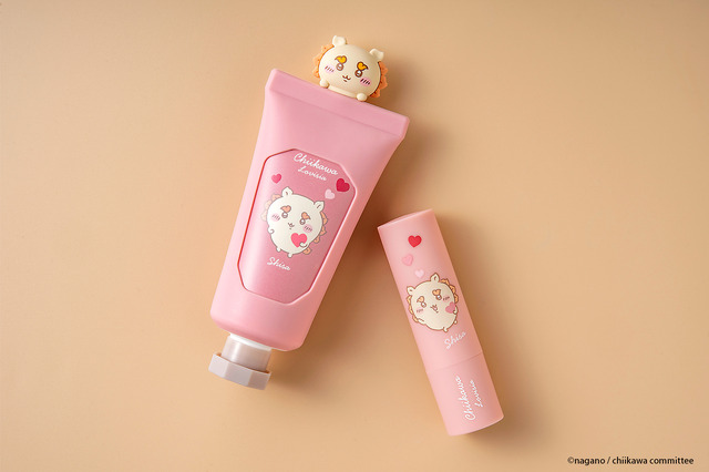 「Lovisia ちいかわマスコットハンドクリーム」「Lovisia ちいかわリップクリーム ハートシリーズ」