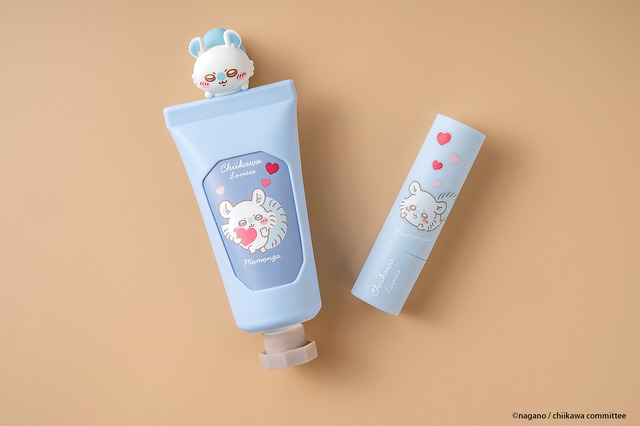 「Lovisia ちいかわマスコットハンドクリーム」「Lovisia ちいかわリップクリーム ハートシリーズ」
