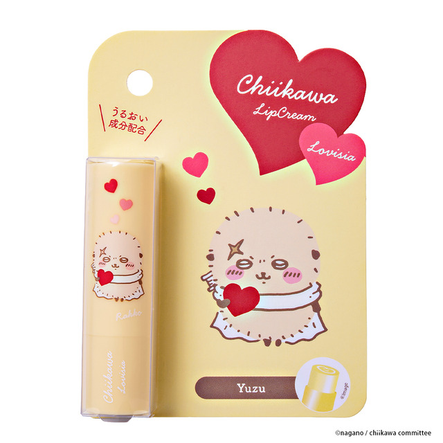 「Lovisia ちいかわリップクリーム ハートシリーズ」