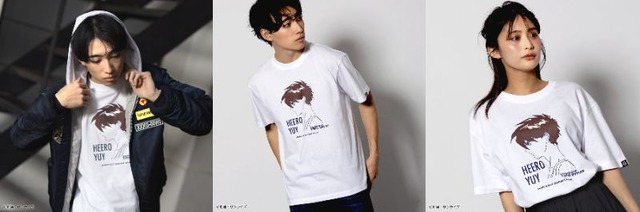 STRICT-G『新機動戦記ガンダムW』Tシャツ　ヒイロ・ユイ横顔 着用イメージ（C）創通・サンライズ
