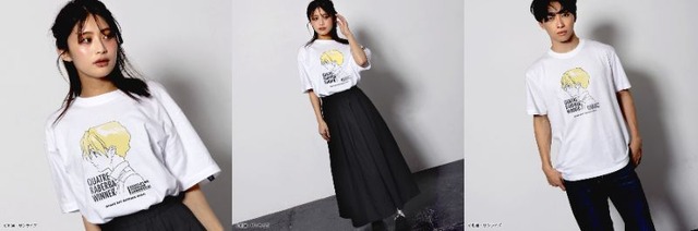 STRICT-G『新機動戦記ガンダムW』Tシャツ　カトル・ラバーバ・ウィナー横顔 着用イメージ（C）創通・サンライズ