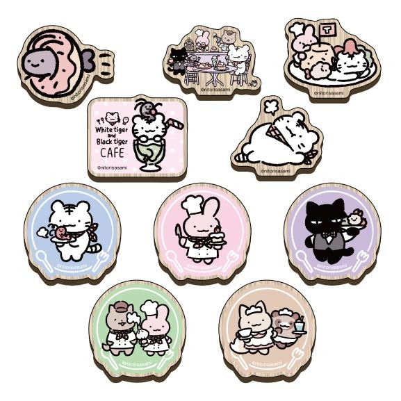 トレーディングウッドマグネット全10種単品1個¥550 (税込)