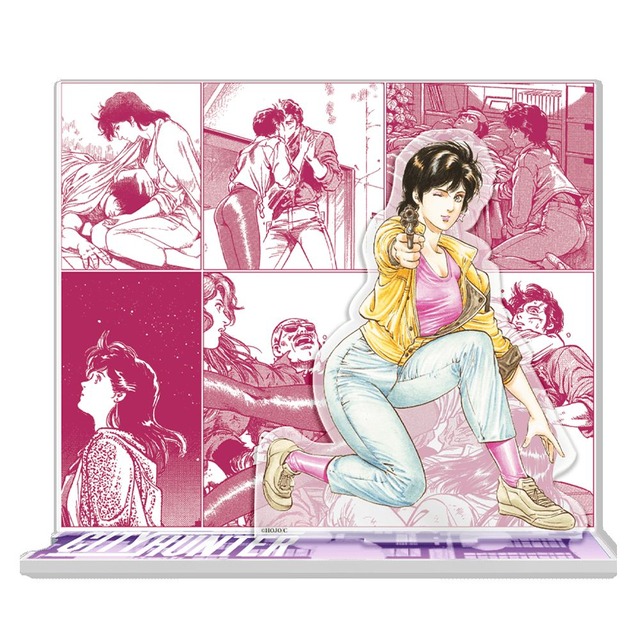 つながるアクリルスタンド（冴羽獠／槇村香）