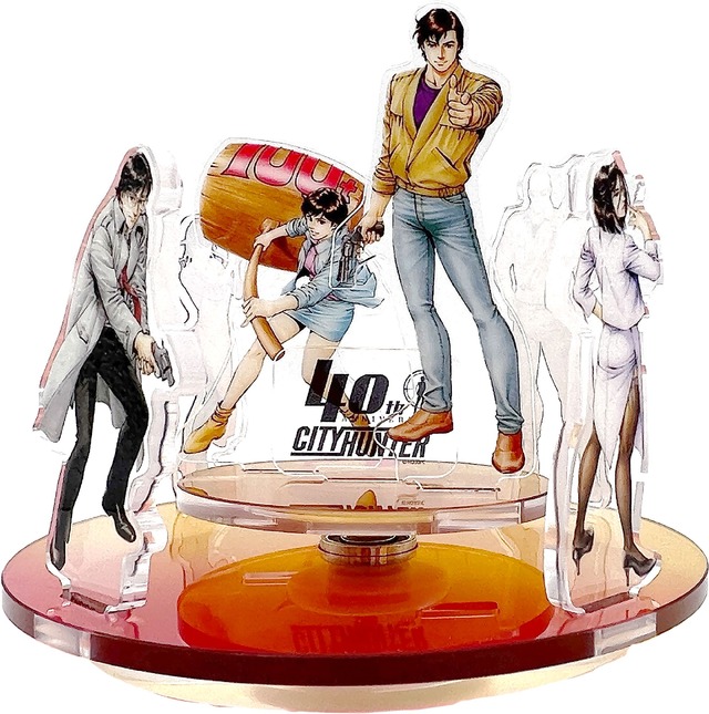シティーハンター40thビジュアル　回転アクリルスタンド