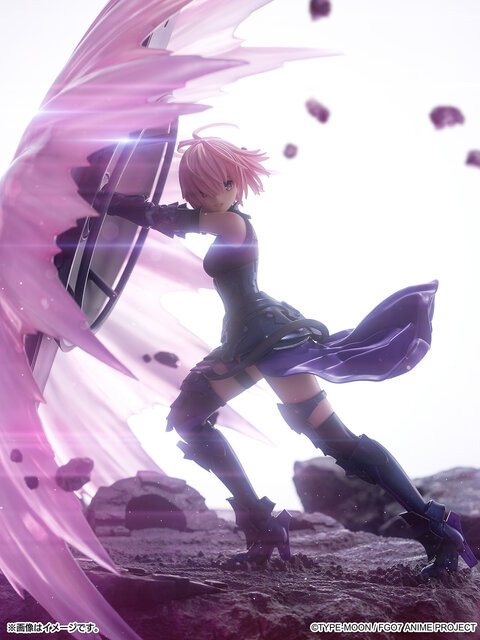 儚くも美しい笑顔…「FGO」劇場版アニメ「終局特異点 冠位時間神殿ソロモン」より、主人公をかばうマシュがフィギュアに