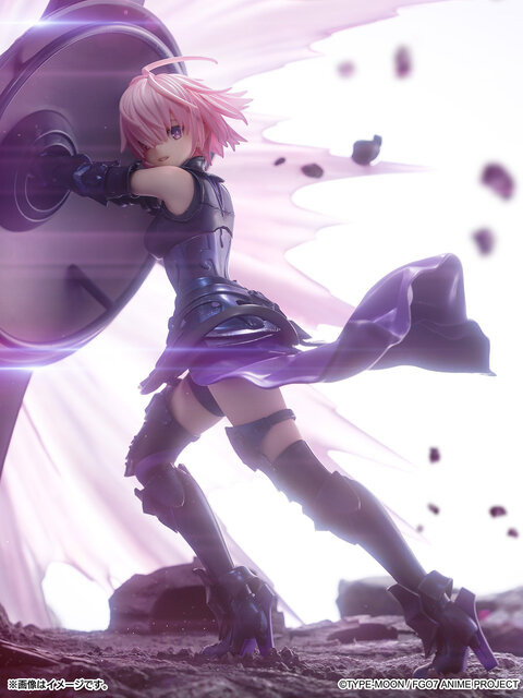 儚くも美しい笑顔…「FGO」劇場版アニメ「終局特異点 冠位時間神殿ソロモン」より、主人公をかばうマシュがフィギュアに