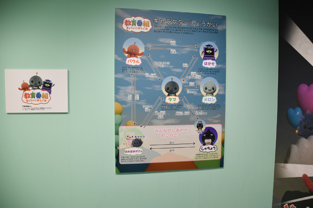 展覧会『教育番組 もっと！げんじつポップアップ』の様子