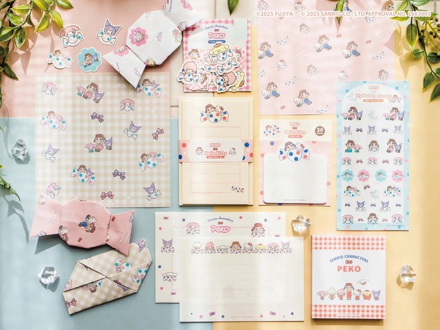「PEKO×サンリオキャラクターズ」文具シリーズ
