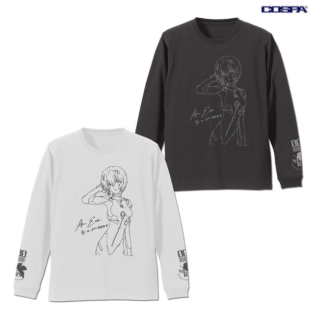 COSPA「綾波レイ 袖リブロングスリーブTシャツ（EVANGELION）」着用イメージ（C）カラー