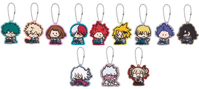 「僕のヒーローアカデミア 第2回 雄英高校オープンスクール」オリジナルガシャポン　カプセルラバーマスコット（C）堀越耕平／集英社・僕のヒーローアカデミア製作委員会（C）Bandai Namco Experience Inc.