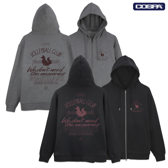 アニメ『ハイキュー!!』稲荷崎高校バレーボール部 ジップパーカー Ver.2.0（C）古舘春一／集英社・「ハイキュー!!」製作委員会