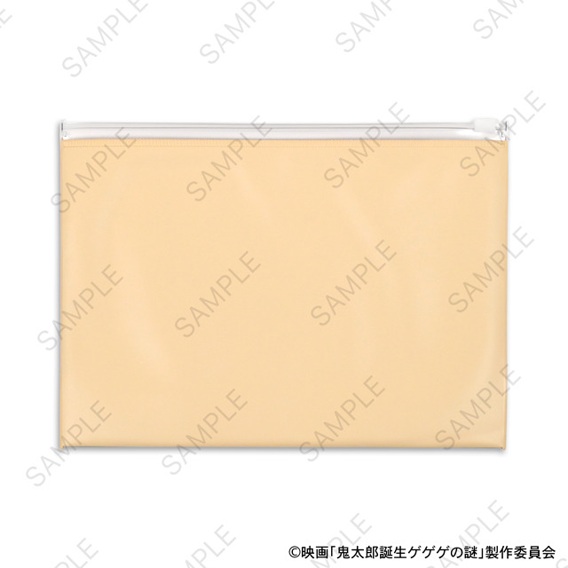 映画『鬼太郎誕生 ゲゲゲの謎』×石黒亜矢子コラボグッズ「ガゼットスライダーポーチ（水木と沙代）」（C）映画「鬼太郎誕生ゲゲゲの謎」製作委員会